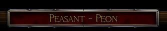 Peasant - Peon